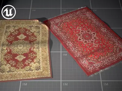 Soviet Carpet Low-poly 3D model