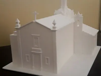 Portuguese Church in Algarve Portugal 3D print model
