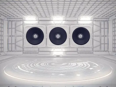 Virtual Boombox Studio 36 PBR 3D model