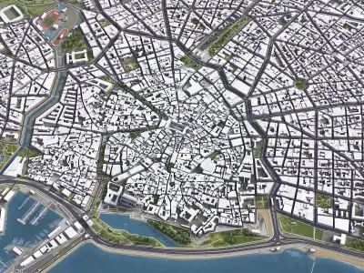 Palma Low-poly 3D model