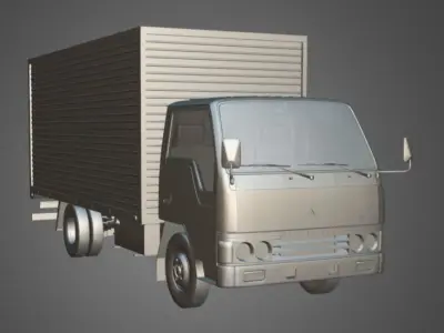 Mitsubishi Fuso Canter Free 3D model
