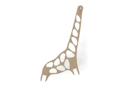 Giraffe lamp base   3D print model