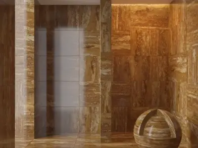 Marble wall 41 3D model