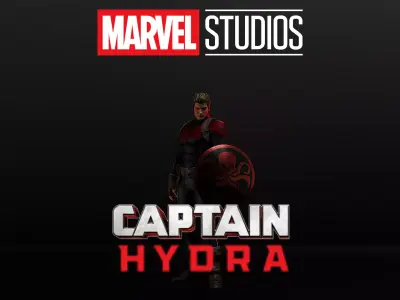 Captain Hydra Low-poly 3D model