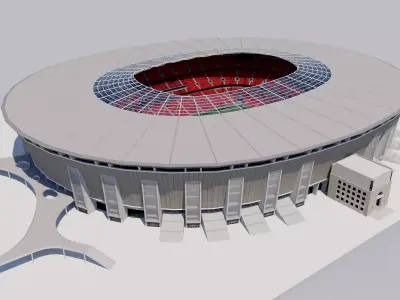 Ferenc Puskas Arena Stadium - Budapest Hungary 3D model