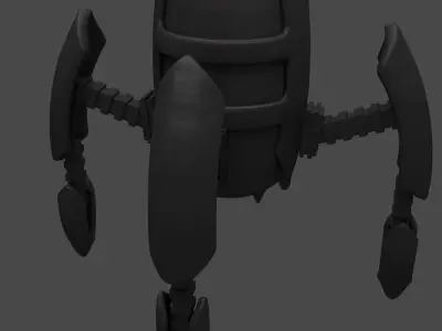 Research Robot 3D model