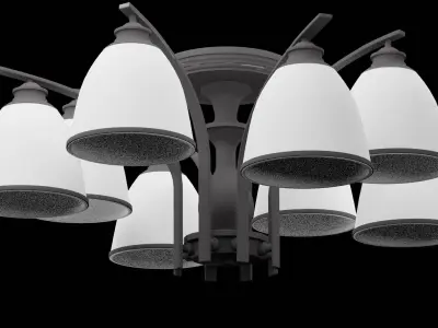 Ceiling Lamp Furniture Low-poly 3D model