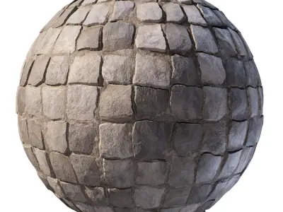 Mrf Pavement Set38 Low-poly 3D model