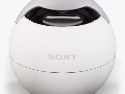 Sony SRS-BTV5 portable bluetooth speaker Low-poly 3D model