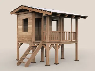 Childrens Playhouse 3D model