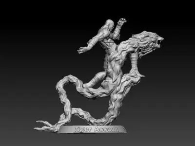 Sagat Tiger Assault 3D print model