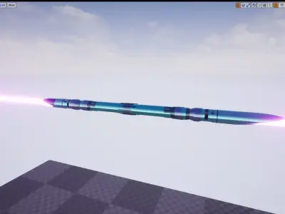 Lightsaber light saber Free 3D model