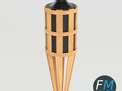Garden Torch 1 3D model