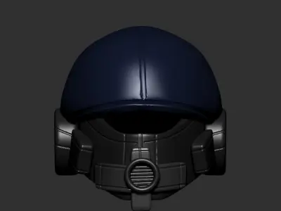 helmet high poly sculpt 3d printable ver 7 3D model 3D model 194