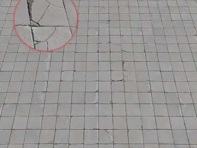 Ultra realistic Tiles Floor Scan 3D model