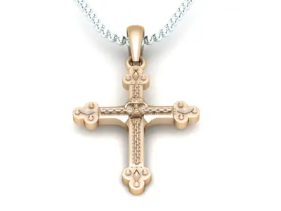 Light Gold Cross New Design  CP 53 3D print model