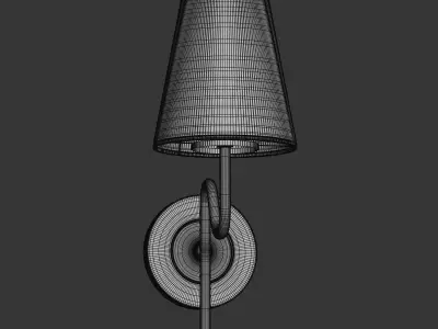 Delanney Linen Sconce by Altardstate 3D model