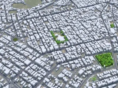 Jodhpur Rajasthan India 30km Low-poly 3D model