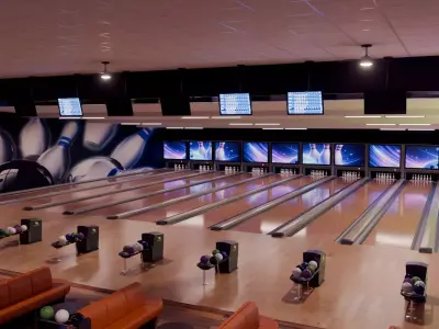 Bowling Alley 3D Environment - Blender Scene 3D model
