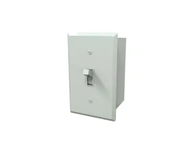 Single Light Switch Low-poly 3D model