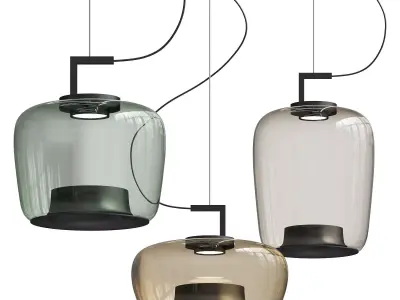  DOUBLE PENDANT LAMP 3D model