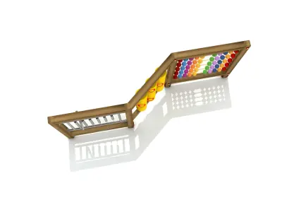 Kids Game Play Equipment 020 Tic-tac-toe Bell 3D model