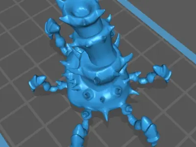 Starcraft Spore Crawler 3D print model