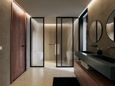 House Exterior and Interior 3D model
