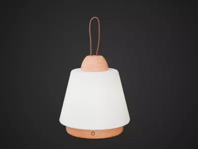 Teddy Table Lamp Low-poly 3D model