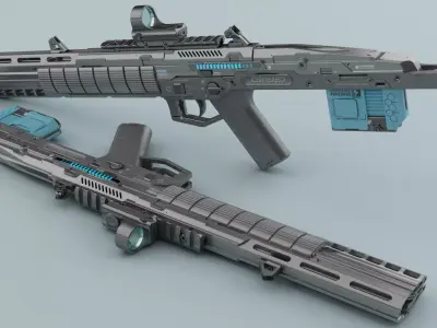 BRICK shotgun 3D model