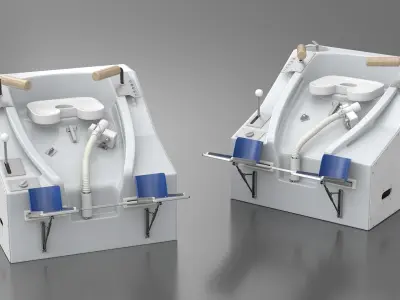  NASA Space Vacuum Toilet Module White 