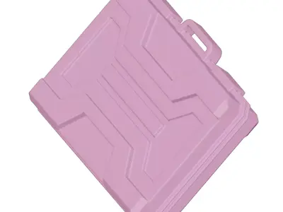 Plastic Exquisite Workshop Toolbox Toy 3D model