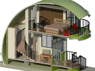 2 Storey Concept iGloo 3D model