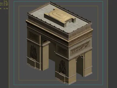 City Building - Arc de Triomphe 3D model
