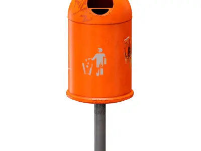 iron street orange city urn 3D model