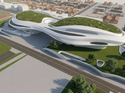 Lucas Narrative Art Museum 3D model