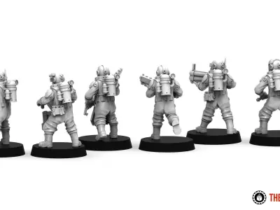 Ironblood - Heavy-Special Weapons Plodders 3D print model