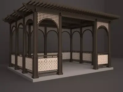 gazebo 3D model shop