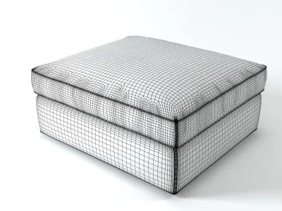 Kivik Footstool 3D model