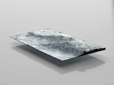 Artic Landscape 3D model