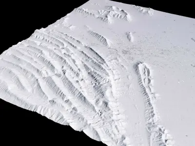 Monterrey Mexico City Landscape 3D Model 3D model