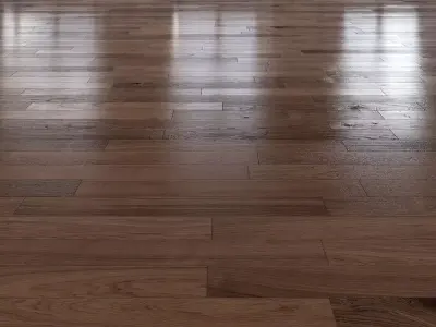 Oak Natural dark floor 3 3D model
