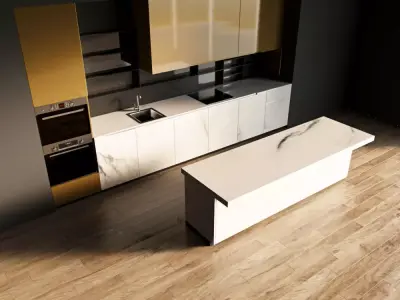 12-Kitchen12 glossy 1 3D model