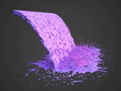 Fountain potok 5 3D model