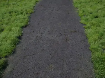 Old Road Textures Unreal Asset Low-poly 3D model