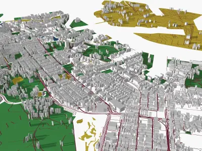 Singapore 02 Low-poly 3D model