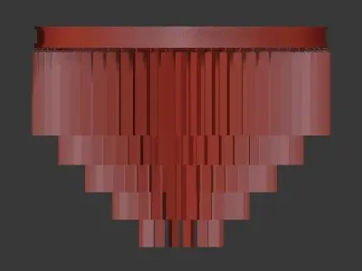Flush Chandelier 3D model