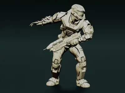 Halo Spartan IV 3D model