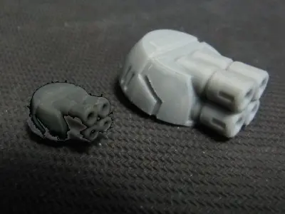 CHIBI-TECH SD - RX-4 ION CANNONS 3D print model