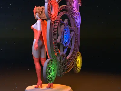 Scarlet Witch 3D print model